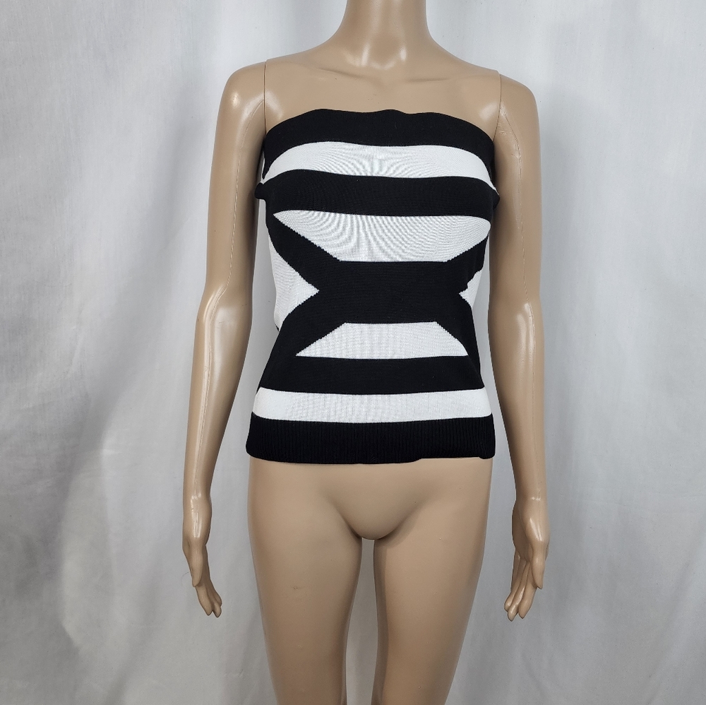 Cache Straples Shirts Size Small Color Black And … - image 7